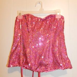 💖3 for $20💖 Pink Sequin Corset